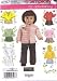 Simplicity 4297 Pattern 18" Doll Top, Jacket, Poncho, Pleated Skirt, Straight Skirt, Hooded Sweatshirt, Pajamas, Pants, 23 Pieces!