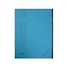 Elba B�rosysteme 42495BL Ordnungsmappe chic, Karton (RC), 450 g/qm, A4, 7 F�cher, blau