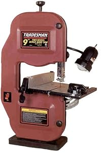 Tradesman 8166L 2.5 Amp 9-Inch Band Saw with Guide Blocks and Lamp