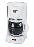 Black & Decker DCM1400 Cafe Noir 10-Cup Programmable Coffeemaker, White