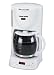 Black & Decker DCM1400 Cafe Noir 10-Cup Programmable Coffeemaker, White