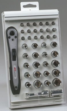 Ace 41 Pc. 1/4 Drive Sae/ Metric Socket Set (90041)