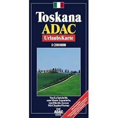 ADAC Karte, Toskana: Von La Spezia bis zum Monte Argentario, von Elba bis Arezzo. Mit Cityplan von Florenz. Mit Ortsregister, Kennzeichnungen von ... und Kennzeichnung der Sehensw�rdigkeiten