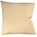 fleuresse Kissenbezug colours 9100-2043, 40x40 cm, Mako Satin, Farbe Sand, 100% Baumwolle, mit Rei�verschluss