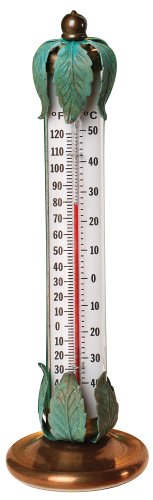 Conant Custom Brass Model T-4 Vermont Verdigris Tabletop Thermometer