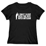 T-Shirt Woman Black  I Only Sleep With The Best Dutch Antillean Guys  Netherlands Antilles Country