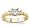 18k Yellow Gold Three-Stone Princess-Cut Diamond Ring (G/VS2, 1/2 ct. tw.)