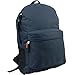 18in Classic Basic Backpack Simple School Book Bag Padded Back Side Pocket Nvy