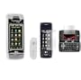 Transparent Clear Crystal Snap On Case with Belt Clip + Premium Reusable LCD Screen Protector for LG VX10000 Voyager VX-10000 Cell Phone