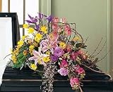 Eternal Spring Half-Couch Casket Spray