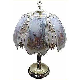 Deer Standing Buck Touch Lamp ET-DE4 Select Base Finish: Polished Brass by Custom Phones - Fun Home Products