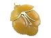 Yellow Jade Morning Orchid Pendant, 14k Gold