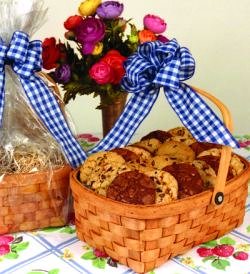 Chip-N-Dough Cookie Gift Basket - 54 Large Gourmet Cookies by Cookie Doughs