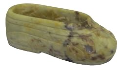 The chinese slipper - hand carved stone shoe for the "Sleeping Buddha"
