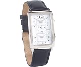 MSF - Novus Gents Quartz Dual Time wrist watch on black leather strap