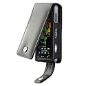 SONY ERICSSON SATIO PREMIUM PU FLIP CASE - BLACK (WITH CAMERA HOLE) PART OF THE QUBITS ACCESSORIES RANGE