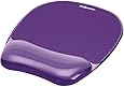 Gel Crystal Transparent Mousepad and Wrist Rest - Purple