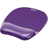 Gel Crystal Transparent Mousepad and Wrist Rest - Purple