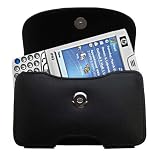 Horizontal Leather Case with Belt Clip/Loop for the HP iPAQ hw6515 / hw 6515