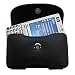 Horizontal Leather Case with Belt Clip/Loop for the HP iPAQ hw6515 / hw 6515