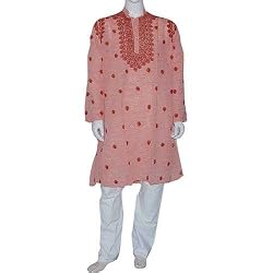 100 Percent Cotton Pajamas Kurta for Men Size L Chest :42 inches
