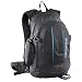 Fugitive backpack/ rucksack (black/blue plaid)