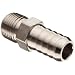Parker 8-6 B2HF-SS 316 Stainless Steel Hose Fitting, Adapter, 1/2" Hose ID x 3/8" Male NPT