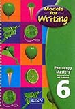 Models for writing. 6