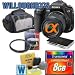 Sony Alpha DSLRA300K 10.2MP Digital SLR Camera W/ DT 18-70mm f/3.5-5.6 Zoom Lens + Transcend 8GB Compact Flash 133x + 55mm UV Filter + Willoughbys Starter Kit