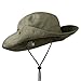 Extra Big Size Brushed Twill Aussie Hats - Olive (For Big Head)