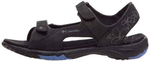 Columbia Avo III, Sandales cuir randonnée femme - Noir, 41 1/3 EU