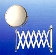 Wall Mount Chrome Two-Sided 5X to 1X Mirror in Chrome