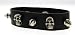 1 Rows of Spike Studs Leather Wrist Band Bracelet.