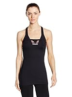 Naffta Top Fitness (Negro / Coral)