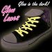 glow in the dark shoe laces pink