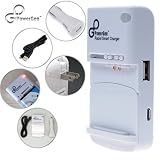 PowerGen Multi-Purpose Universal Rapid Battery Charger for Use with Motorola Atrix 4G / Droid X / Droid 2, 3 / Triumph , HTC Sensation 4G XE XL / Thunderbolt / Inspire 4G / EVO 4G / EVO 3D, Samsung Galaxy Nexus, Galaxy S2, S / Epic 4G Picture