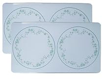 Corelle Coordinates Callaway Economy Rectangular Burner Covers, Set of 2