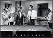 Rat Pack Shooting Pool Poster Framed