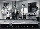 Rat Pack Shooting Pool Poster Framed