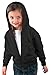 Rabbit Skins Toddler Full Zip Fleece Hoodie, Black, 2T