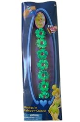 Disney Fairy Tinker Bell Light Up Jewelry Rainbow Beaded Bracelet - Fashion Accessories
