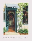 Two Lights Architecture Art Poster Print by Viktor Shvaiko, 11x14