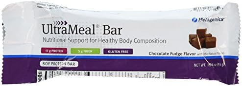 Metagenics, UltraMeal Bar, Chocolate Fudge, 12 Bars (NetWt: 23.28oz)(660 g)
