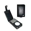 Noreve Tradition BLACK leather case for iPod Video 30GB with removable belt clip and snap closure