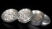 NEW Space Metal Tobacco Herb Grinder w/ Pollen Case 4 Parts