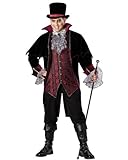 Mens Plus Size Elite Vampire of Versailles Costume