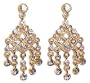 Fiesta Chandelier Crystal Earrings - Clear