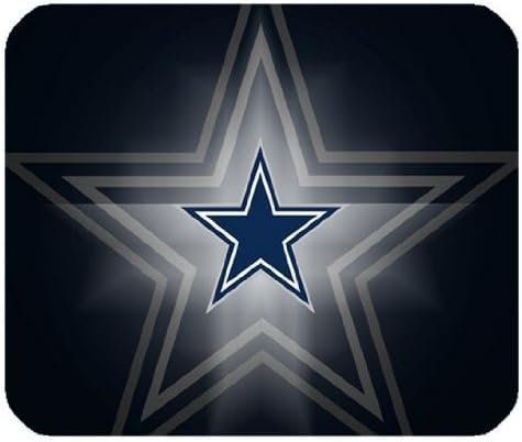 Square Gaming Mouse Mat with Dallas Cowboys Logo for Fans