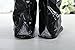 Fasmov Waterproof Anti Slip Motorcycle Biker Rain Boot Shoe Covers,Black ((Euro 38-39/US 6-6.5))