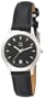 ESQ by Movado Women's 7100770 Folio Ion Plated Black Dial Leather Strap Watch
